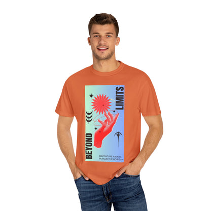 Adventure Beyond Limits T-Shirt - Unisex Garment-Dyed Tee