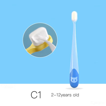 Children U-Shape Toothbrush 360-Degree Oral Cleaning Kids Tooth Brush Soft Million Nano Bristle Silicone Baby Finger Teether
