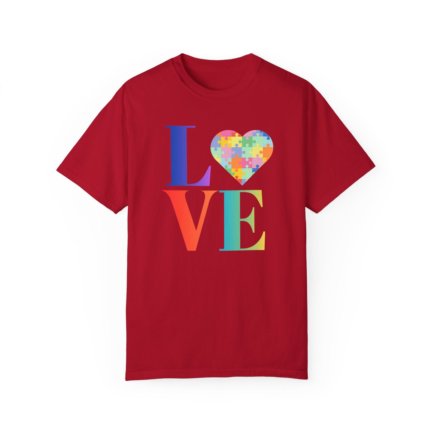 Colorful Love Puzzle Unisex T-Shirt
