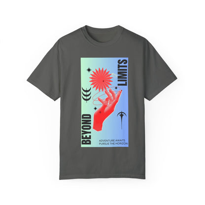 Adventure Beyond Limits T-Shirt - Unisex Garment-Dyed Tee