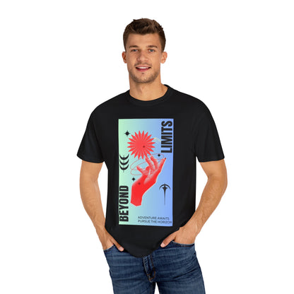 Adventure Beyond Limits T-Shirt - Unisex Garment-Dyed Tee