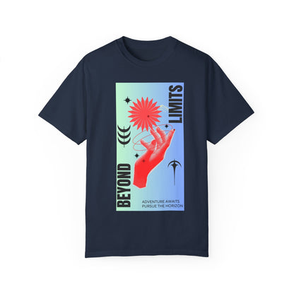 Adventure Beyond Limits T-Shirt - Unisex Garment-Dyed Tee